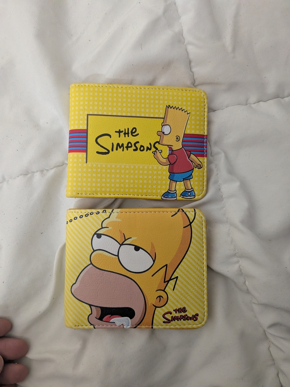 The Simpsons Bart And HomerYellow Wallet - Character Bi-Fold